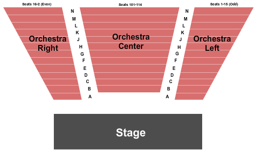 Rivertown Theaters for the Performing Arts Annie Seating Chart